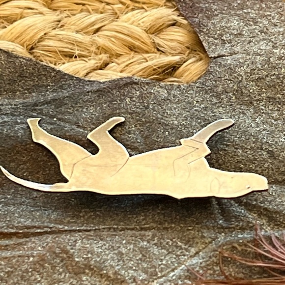 Vintage Pointer Retriever Dog Sterling Silver Brooch Pin Labrador Retriever? - Picture 9 of 17